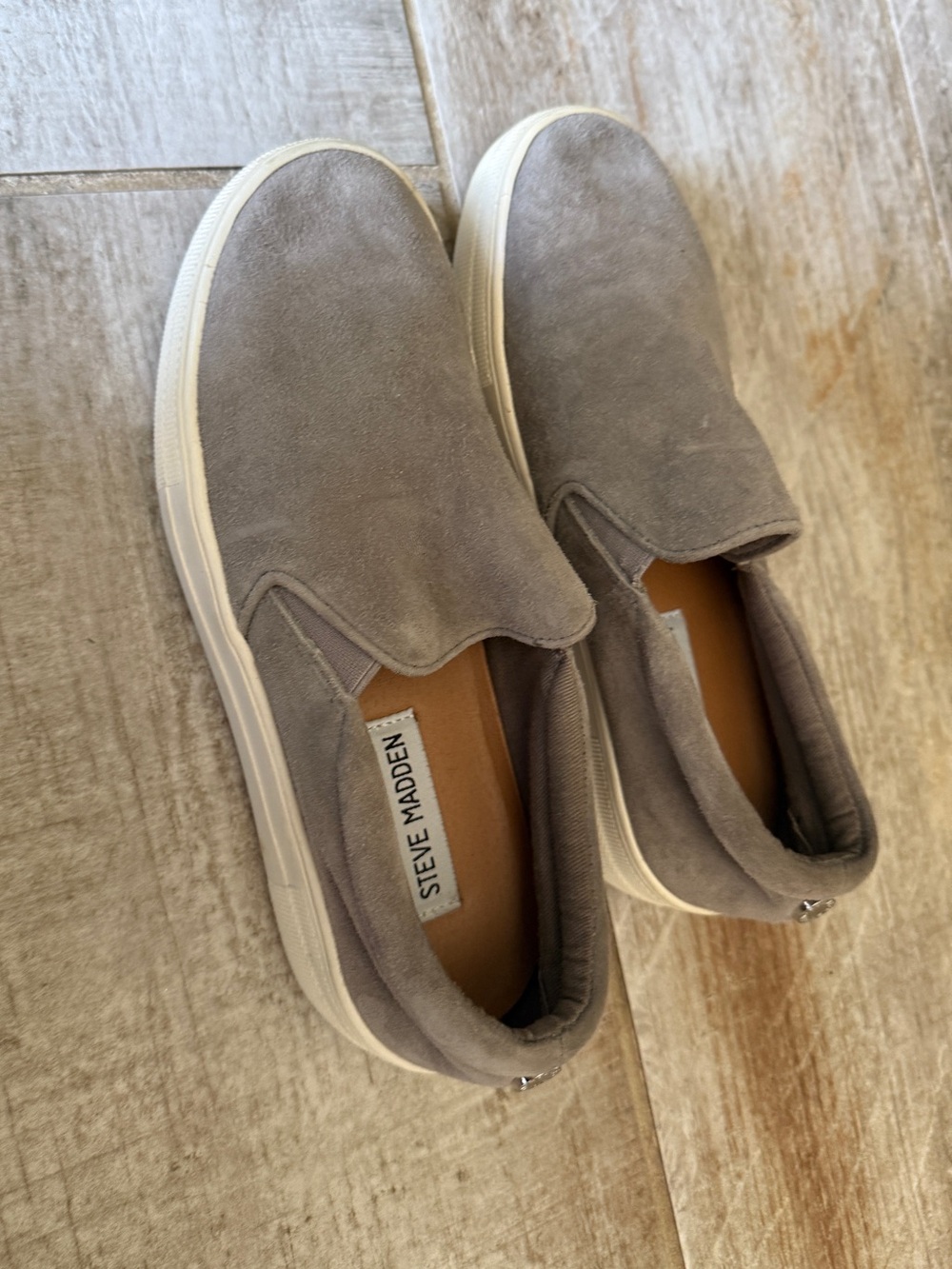 Steve Madden Gills Suede Platform Slip-on Sneaker Size 6